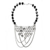 Honeycomb Necklace with chain Silver by Ayaka Nishi