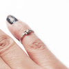 Tiny Bone Knuckle Ring Silver by Ayaka Nishi