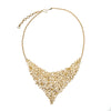 Gold Big Cell Necklace by Ayaka Nishi