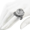 Front Ammonite Ring Silver By Ayaka Nishi on model