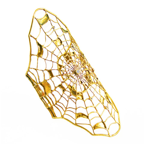 Filled Spider Web Bracelet
