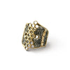 Melange Honeycomb Ring Antique Silver by Ayaka NIshi