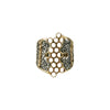 Melange Honeycomb Ring Antique Silver by Ayaka Nishi