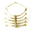 Spine Necklace Gold by Ayaka Nishi