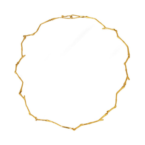 Branch Necklace Gold