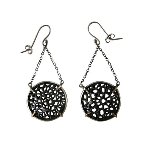 Cell Circle Earring
