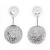 Cell Ball Pearl Earring