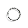 Bone Band Tear Drop Ring