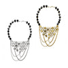Honeycomb Necklace with chain by Ayaka Nishi
