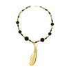 Insect Wing Lava Necklace