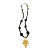 One Leaf Necklace Gold by Ayaka Nishi