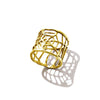 Spider Web Ring Gold by Ayaka Nishi