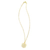 Gold Honeycomb Necklace