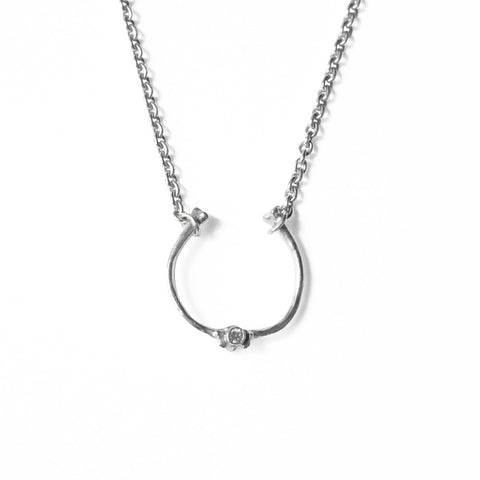 Bone Ring Chain Necklace