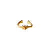 Tiny Bone Knuckle Ring Gold by Ayaka nishi