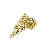 Gold Cell Ring by Ayaka Nishi
