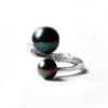 Double Pearl Melange Ring B by Ayaka Nishi