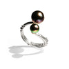 Double Pearl Melange Ring B by Ayaka Nishi