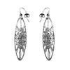 Silver Long Cell Earring, Ayaka Nishi