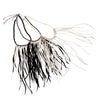 Black and White Feather Necklace by Ayaka Nishi