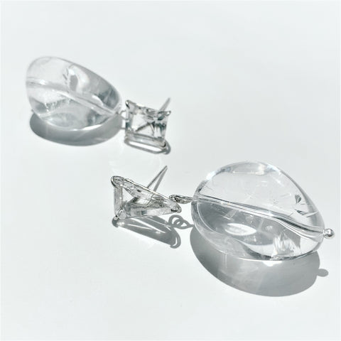 Clear Quartz Earrings