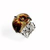 Anmonite Fossil Cell Ring by Ayaka Nishi