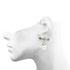 Honey Bee Mother of Pearl Earring