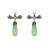 Honey Bee Chrysoprase Earring