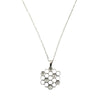 Honeycomb Necklace Silver by Ayaka Nishi