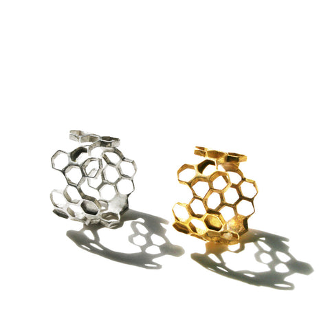 Honeycomb Ring by Ayaka Nishi
