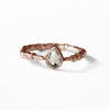 Bone Band Tear Drop Ring