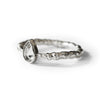 Bone Band Tear Drop Ring