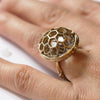 Honeycomb Open Ring