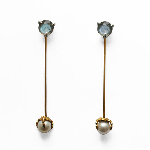 Bone Pearl Earring