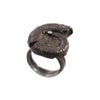 Front Ammonite Ring Antique Silver By Ayaka Nishi