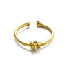 14K Gold Tiny Bone Ring Gold by Ayaka Nishi