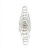 Long Spider Web Ring Silver by Ayaka Nishi