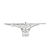 Long Spider Web Ring Silver by Ayaka Nishi