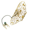 Spider Web Bracelet with Spider Ring Gold by Ayaka Nishi