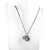 Silver Back Ammonite Necklace Silver by Ayaka Nishi on model