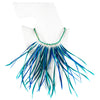 Blue Feather Necklace by Ayaka Nishi