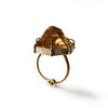 Bone Citrine Ring by Ayaka Nishi