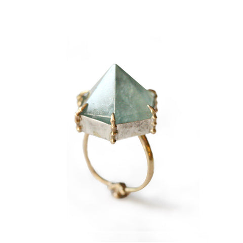 Bone Topaz Ring