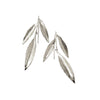 Three Leaves Earring Silver by Ayaka Nishi