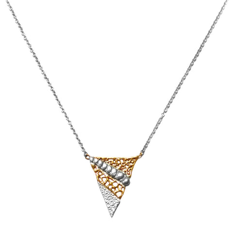 Melange Triangle Necklace