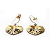 Leaf Earrings Gold by Ayaka Nishi