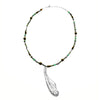 Insect Wing  Beads Necklace Silver by Ayaka Nishi
