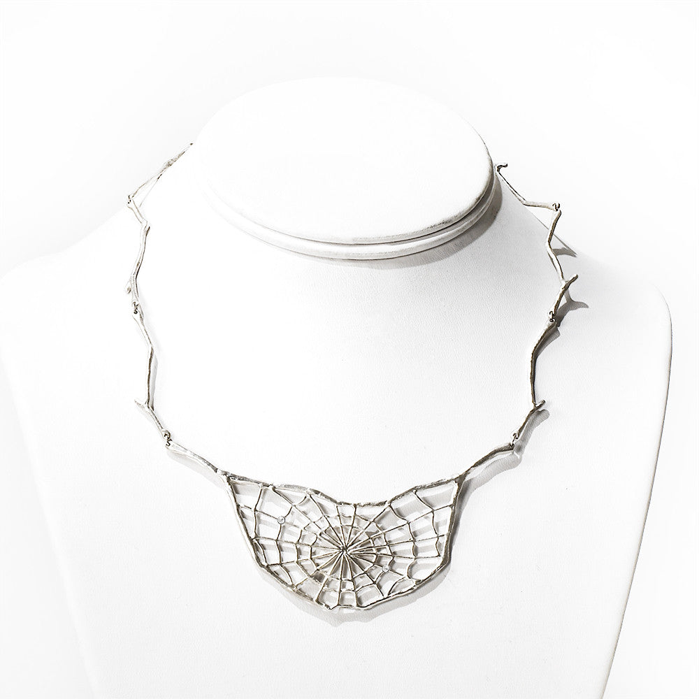 Spider Web Necklace