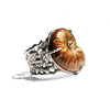 Anmonite Fossil Cell Ring by Ayaka Nishi