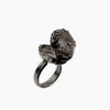 Sea Urchin Open Ring Antique Silver by Ayaka Nishi